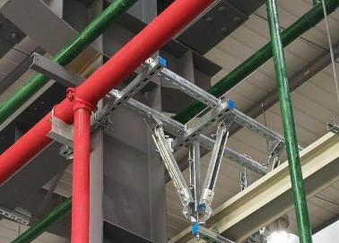 邓州该抗震支架的整体式支吊架结构协调性好